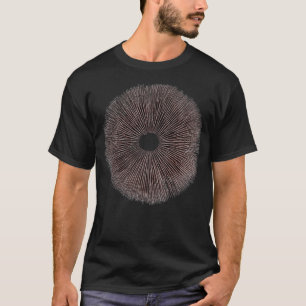 Psilocybe Cubensis Psychedelic Mushroom Spore Prin T Shirt
