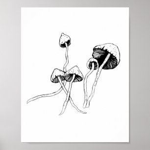Psilocybinsvamp Poster