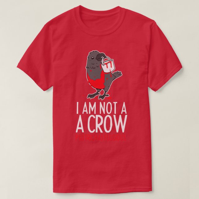 Psittrichas Fulgidus Not Kråka Pesquets Parrot Bir T Shirt (Design framsida)