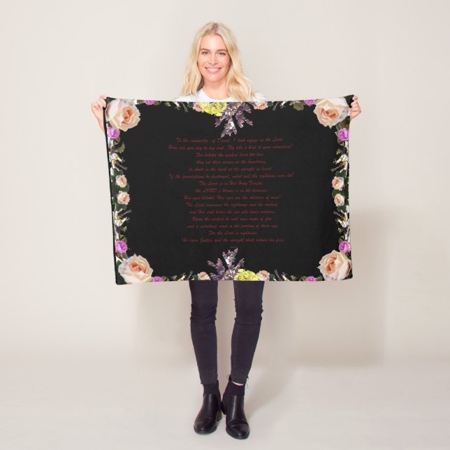 PSLAM-11 ת Herren är i sitt heliga tempel. Fleecefilt (På plats)