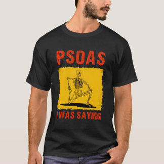 Psoas jag sa en underlig terapeutisk fysisk massag t shirt