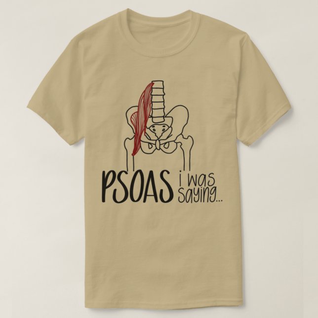 Psoas jag sa t shirt (Design framsida)