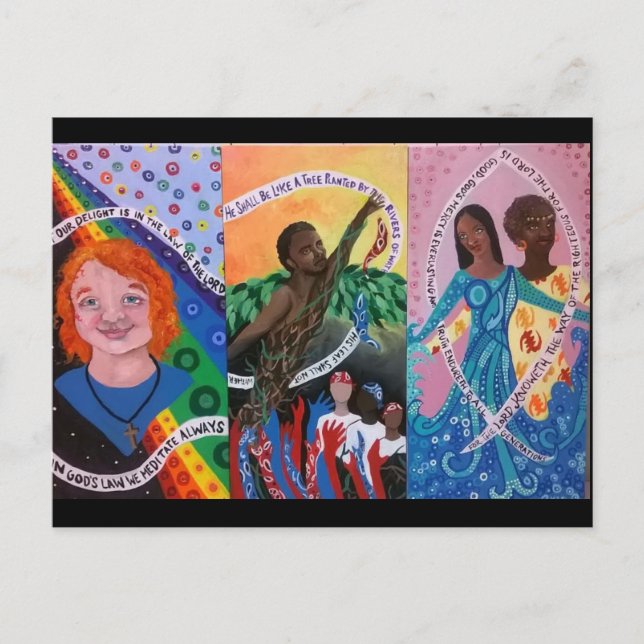 Psommar i Psalms vykort (Framsida)