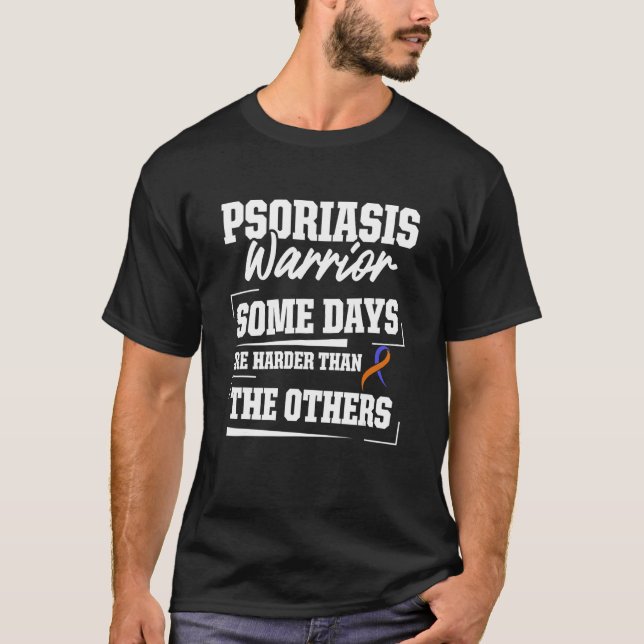 Psoriasis Survivor Instructions Warrior 4 T Shirt (Framsida)