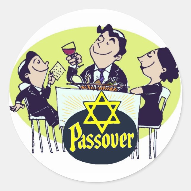 Psover-familjens midnatt runt klistermärke (Framsida)
