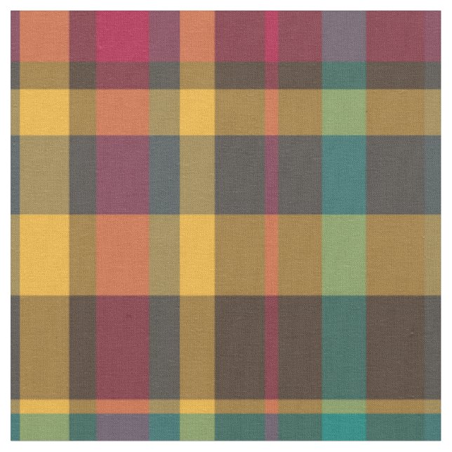 Pspltartan mönster tyg (Närbild)