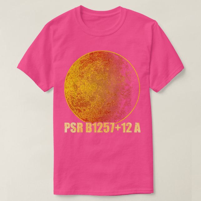 PSR B125712 A Exoplanet Planet T Shirt (Design framsida)