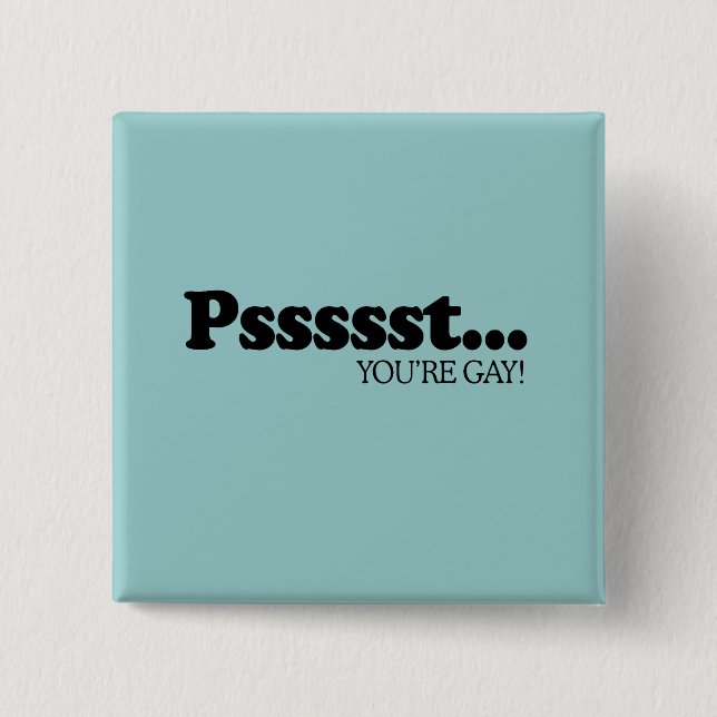 Pssst…, Du är glad Knapp (Framsida)