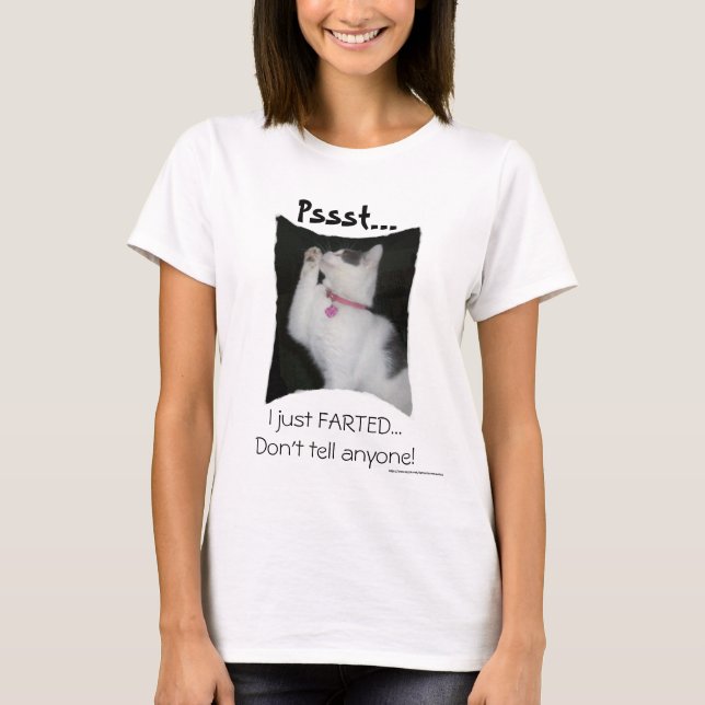 Pssst… I som fisas precis Tee Shirt (Framsida)