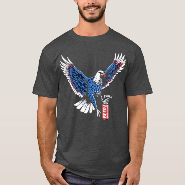 Psstkt Eagle T Shirt (Framsida)