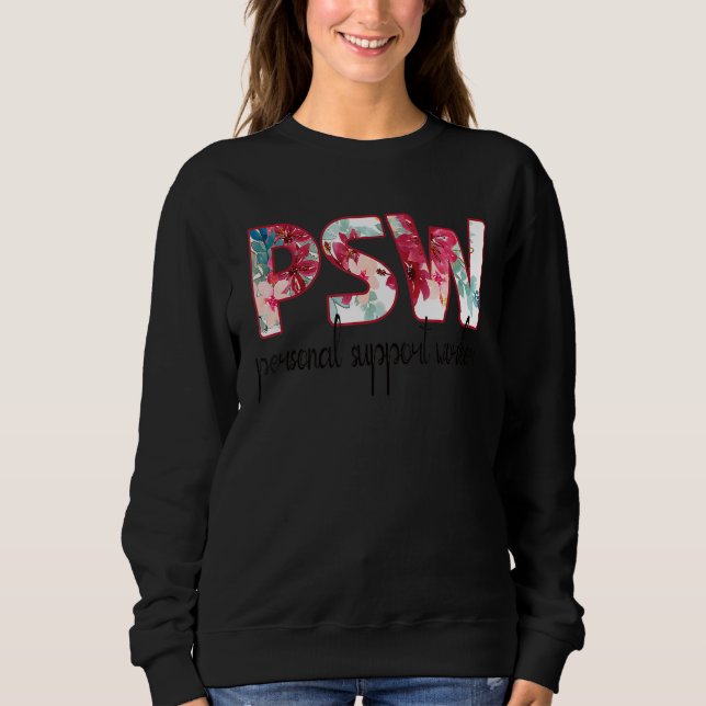 Psw Personal Support Worker Day T Shirt (Framsida)