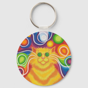 Psy-cat-delic-nyckelkedja Nyckelring