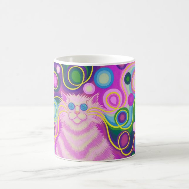 Psy-cat-delic Rosa mugg (Center)