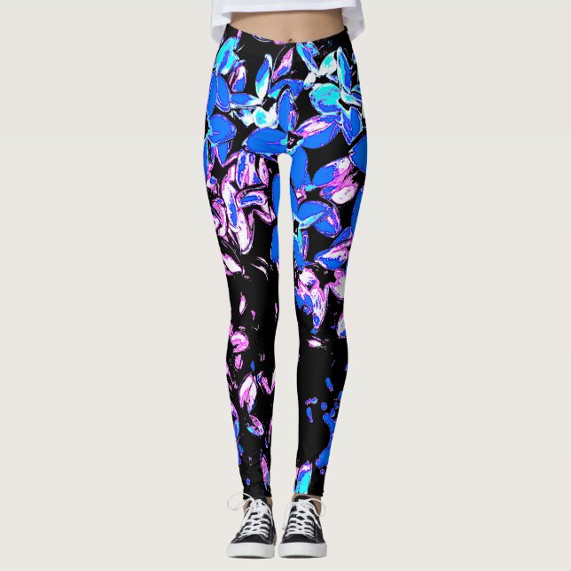 Psy lila leggings (Framsida)