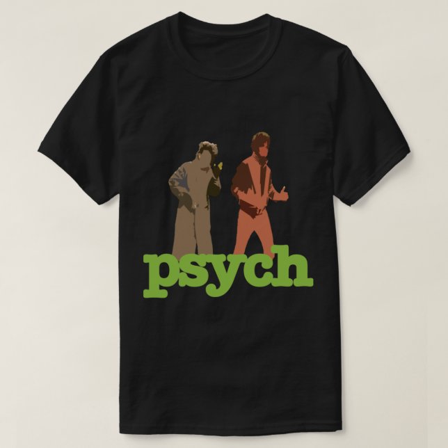 Psych American Duos Shout Performance T Shirt (Design framsida)
