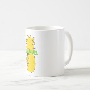 Psych ananasmugg kaffemugg