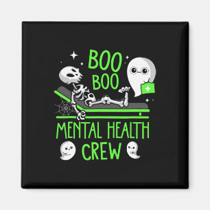 Psych Boo Boo Crew Nursing Hal för sjuksköterskor Magnet