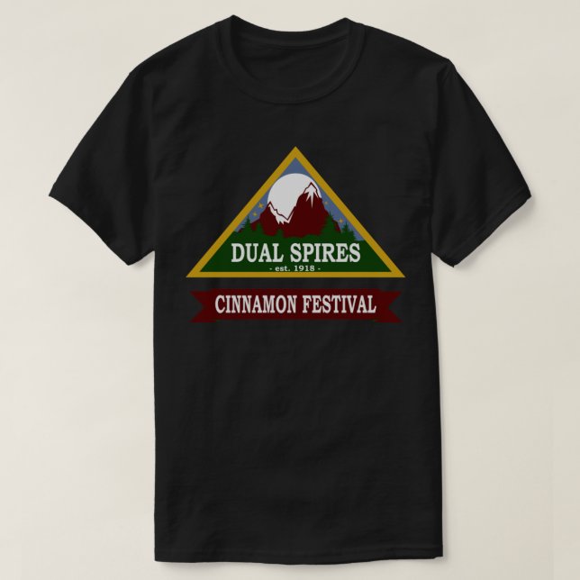 Psych - Dual Spires Cinnamon Festival Essential T- T Shirt (Design framsida)
