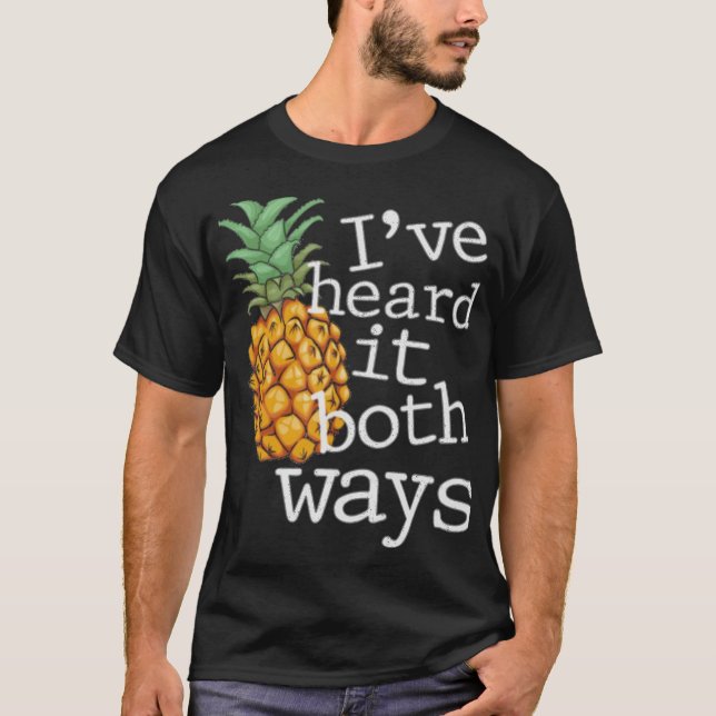 Psych - jag har hört det på båda sätt t shirt (Framsida)