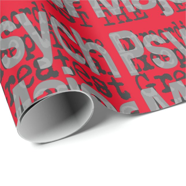 Psych Major Extraordinaire Presentpapper (Rullad Hörn)