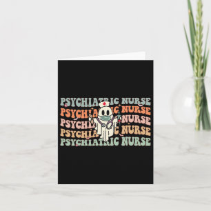 Psych Nurse Halloween Psychionic Mental Health Nu Kort