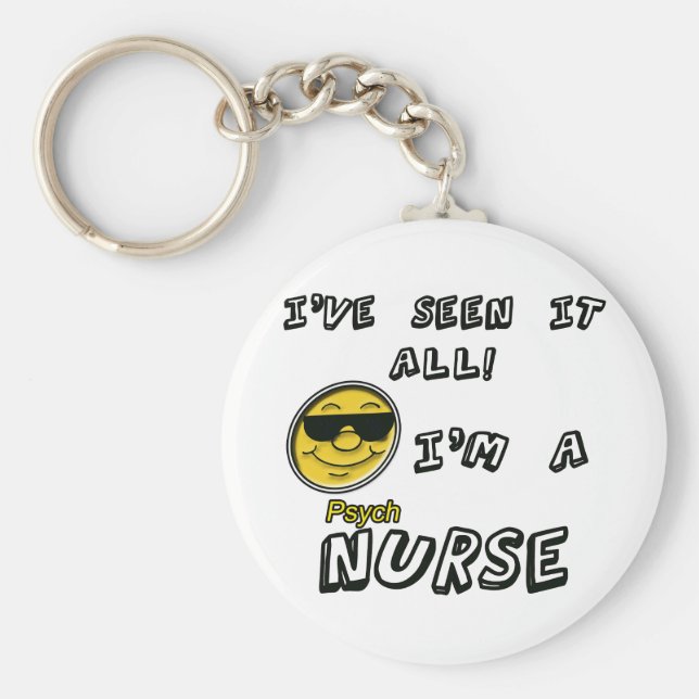 Psych Nurse Nyckelring (Framsidan)