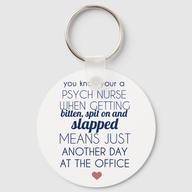 Psych Nurse Nyckelring (Framsida)
