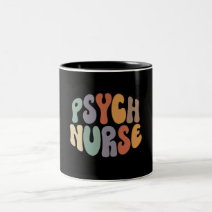 Psych Nurse Proud Career-yrke Två-Tonad Mugg