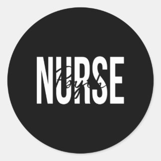 Psych Nurse Psychiatic Nurse Registered Nurse Rn Runt Klistermärke