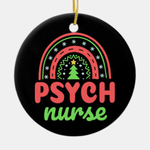 Psych Nurse Psychiatic Nursing jul Julafton Julgransprydnad Keramik