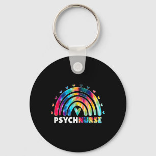 Psych Nurse Tie Dye Nursing Mental Health Psychiat Nyckelring