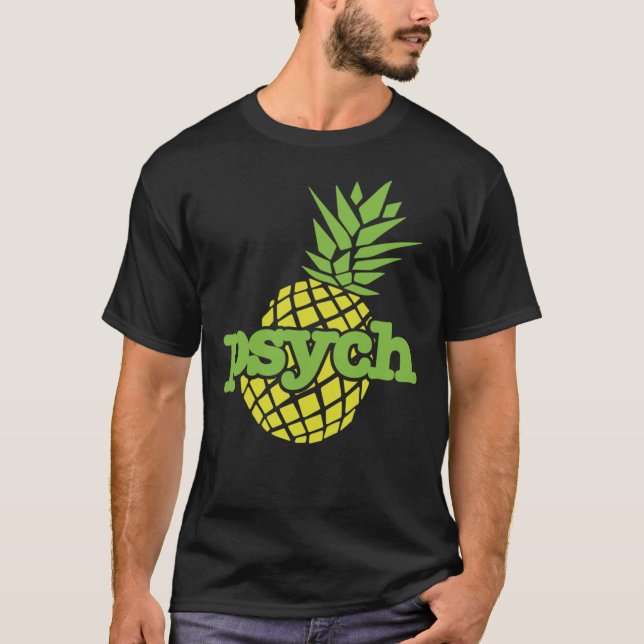 Psych Pineapple Essential T-Shirt (Framsida)
