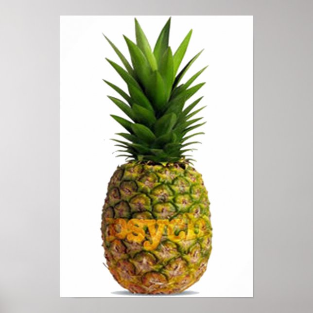Psych Pineapple Poster (Framsidan)