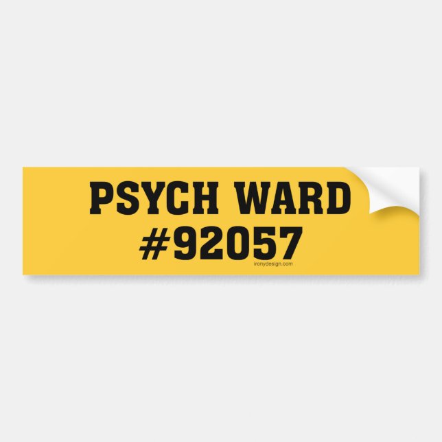 Psych Ward #92057 Bildekal (Framsidan)