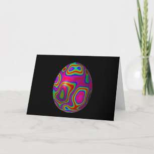 Psychadelic ägg 5 helgkort