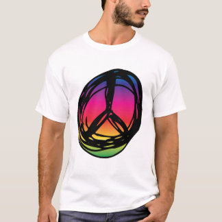 Psychadelic fredstecken t-shirt
