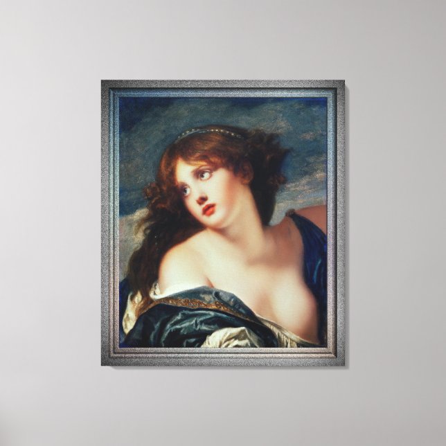 Psyche av Jean-Baptiste Greuze Canvastryck (Framsida)