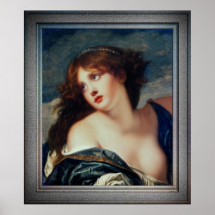 Psyche av Jean-Baptiste Greuze Poster
