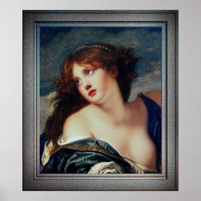 Psyche av Jean-Baptiste Greuze Poster (Framsidan)