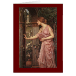 Psyche Entering Cupid's Garden Hälsningskort