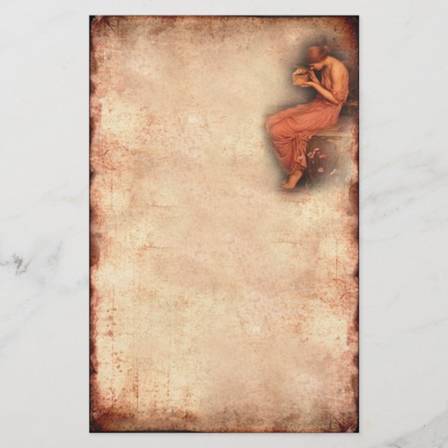 Psyche & Golden Box Stationery Brevpapper (Framsida)