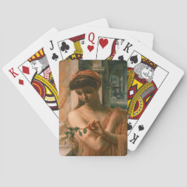 Psyche i Temple of Kärlek (av Edward Poynter) Casinokort