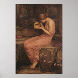 Psyche Open the Golden Box by J W Waterhouse Poster