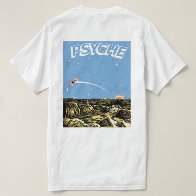 Psyche Sunrise T Shirt (Design baksida)