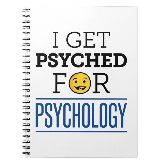 Psyched for Psychology Psycholog Psych Anteckningsbok (Framsidan)