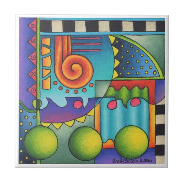 Psychedeco Kakelplatta (Framsidan)