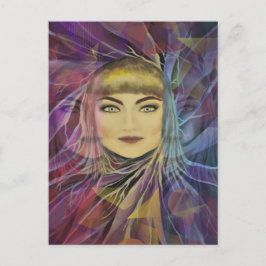 Psychedelia Dreamy Girl Vykort