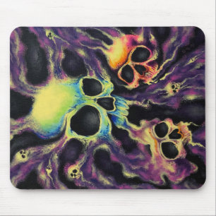 "Psychedelia" Mus Pad-fil för Skullkluster Musmatta