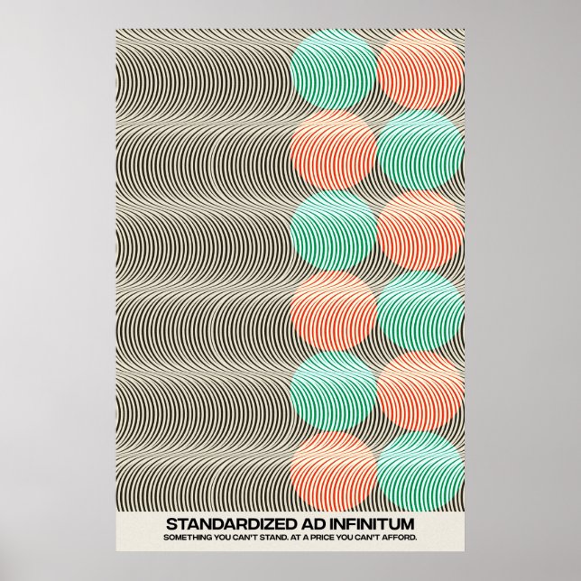Psychedelia Standardized Ad Infinitum Poster (Framsidan)
