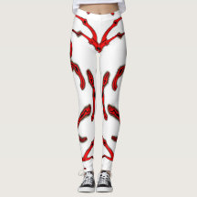 Psychedelic Abstract Leggings – Neon Art Pattern
